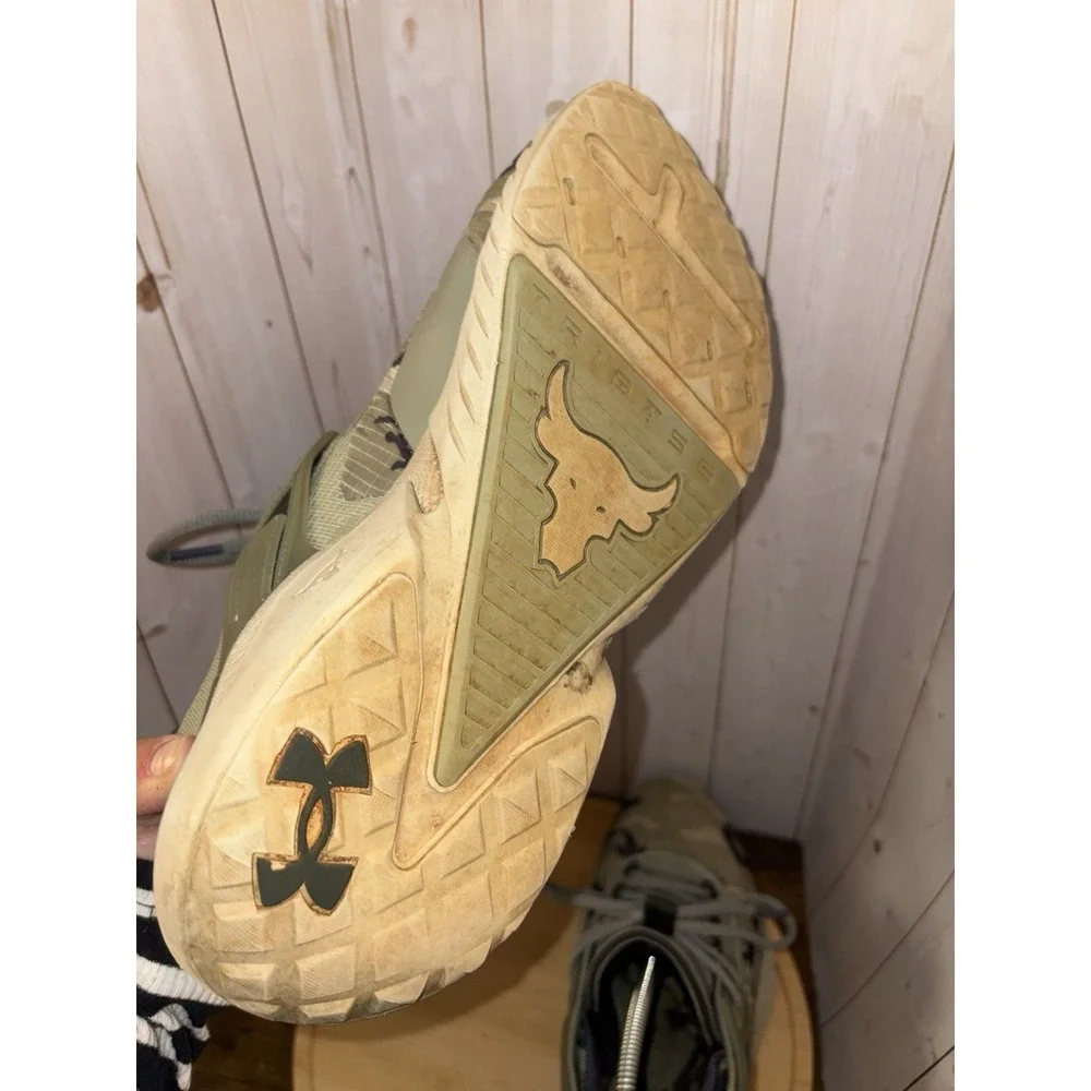Under Armour Men's Olive Camo Athletic Sneakers